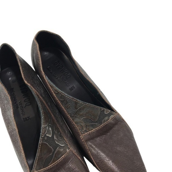 CYDWOQ vintage hand made leather pump size 38.5 , Bronze - Picture 8 of 8